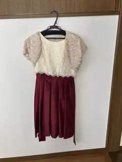 AIMER パーティードレス　ボレロ付き