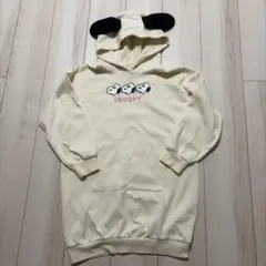 ピーナッツPEANUTSスヌーピー 耳付きパーカー　150㎝