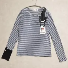 Rydia × BONJOUR ロングTシャツ ストライプ 猫 モンスター柄