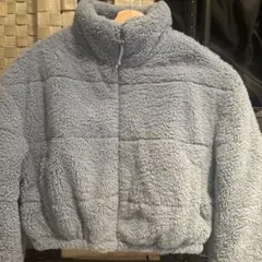 Bershka ライトブルー フリースジャケット M