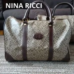 NINA RICCHI ジラフ柄 ボストンバッグ ヴィンテージのサムネイル