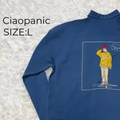 Ciaopanic 長袖シャツ L 刺繍 バックプリント ストリート 古着
