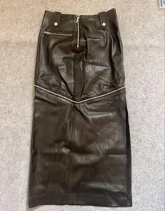ky307 GUCCI ファー・トリム・ニット・スカート 42 黒 - メルカリ