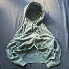 短丈ジップパーカー