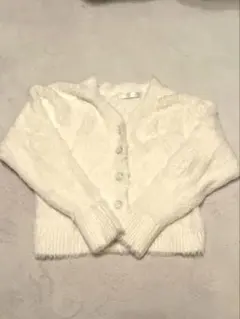 リリアンカラット ホワイト カーディガン