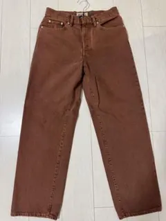 【希少、早い者勝ち】STUSSY BIG OL' JEAN ダークブラウン 早い者勝ち☆Stussy☆BIG OL' JEAN DENIM 人気カラーBROWN/追跡O