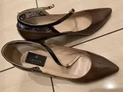 ランバン　LANVIN パンプス　エナメル