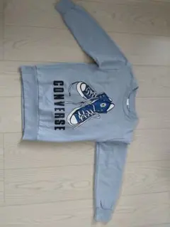 CONVERSE スニーカー プリント 長袖カットソー 130cm