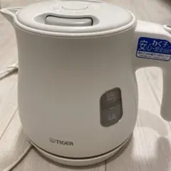 TIGER 電気ケトル 本体 0.6L ホワイトのサムネイル
