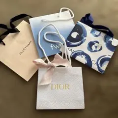 DIORディオール ショップ袋 3点セット - メルカリ