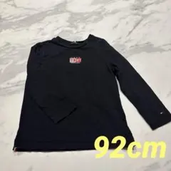 TOMMY HILFIGER ブラック長袖カットソー 92cm