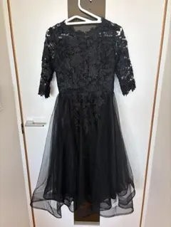 チュールドレス　黒