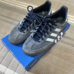 adidas スニーカー ネイビー スエード