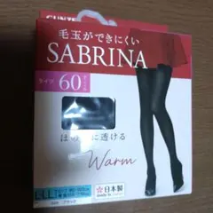 SABRINA 60デニール ブラックタイツ L-LL