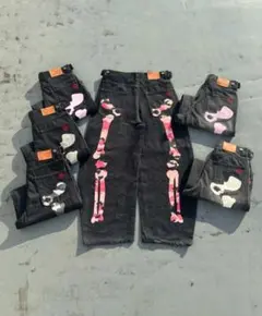 新品未使用 9090 Bone Hand Denim pants カモピンク - メルカリ
