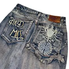 Akademiks アカデミクス 刺繍 和柄 ロゴ 平成W32 y2k 00sのサムネイル