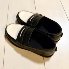 H&M ペニーローファー バイカラー 31サイズのサムネイル