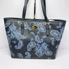 5424◯ MICHAEL KORS ペイズリー柄 トートバッグのサムネイル