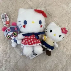ハローキティ ぬいぐるみ 3体セット