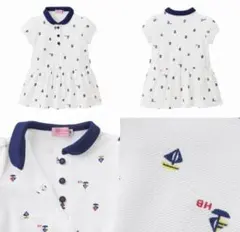 新品　ミキハウス　ワンピース　80