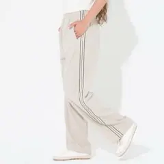 【coca】カットジョーゼットサイドラインパンツ