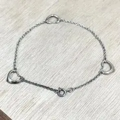希少/廃盤品 ティファニー オープンハート5P ブレスレット シルバー925 希少/廃盤品 ティファニー オープンハート5P ブレスレット シルバー925