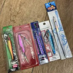 特価品　キャスティング用メタルジグ　60g ５本セット　長期保管品　廃盤品含むのサムネイル
