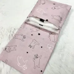 サニタリーケース ゆるかわ リラックス クマ ベア ピンク S8753