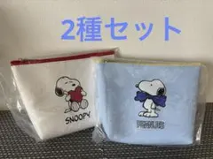 【DHC】スヌーピー ポーチ＆ミラーセット（ハートとリボンの2種セット）