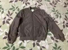 レディース　MAー1 ジャンパー　カーキ色