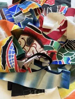 500、のぼり旗のハギレ