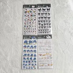 サンリオ キャラクターシール 4シートセット