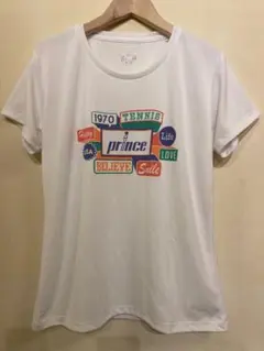 prince テニス レディースTシャツ ホワイト(LL)