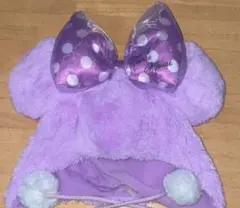 ディズニーミニーちゃんファンキャップ紫