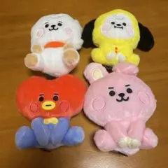 テテ グク ジミン ジンBTS BT21 ぬいぐるみ 4個セット 【まとめ売り】