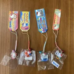 ハローキティ　HelloKitty ご当地ストラップ　4個セット