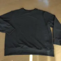 ソフトフリースニット　クルーネック　ダークブラウン　Lサイズ