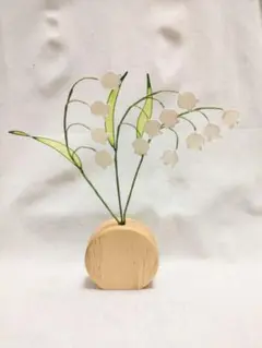 ディップフラワー　すずらん　アメリカンフラワー　マニキュアフラワー