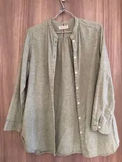 バンドカラーシャツ シャツ