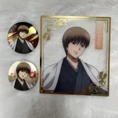 銀魂缶バッジ 一休みver.￤沖田総悟 - メルカリ