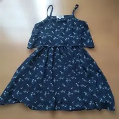 SOMETHING 花柄ノースリーブワンピース 130