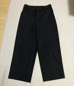 UNIQLOスマートワイドパンツ　ブラック Lサイズ