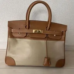 GENUINE HORSE HAIR ハンドバッグ 南京錠 ターンロック 自立 - メルカリ