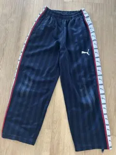 Puma ストライプジャージパンツ ネイビー