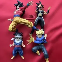 ドラゴンボール フィギュア 4体セット　スーパーサイヤ人4 トランクス　孫悟飯