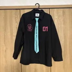 アベイル avail 初音ミク シナモロール ネクタイ付きシャツ