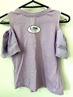 S.JENNI ラベンダーオフショルダーTシャツ