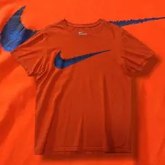 NIKE ビッグスウォッシュ ビッグロゴ プリント オレンジ 短丈 00s90s