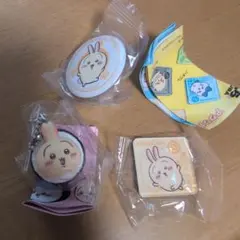 くら寿司　ちいかわ　ビッくらポン うさぎ フィギュア　缶バッジ　マグネット