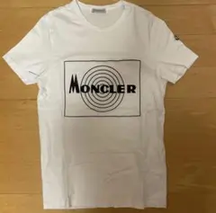 MONCLER チェッカーフラッグ ロゴ Tシャツ ホワイト - メルカリ